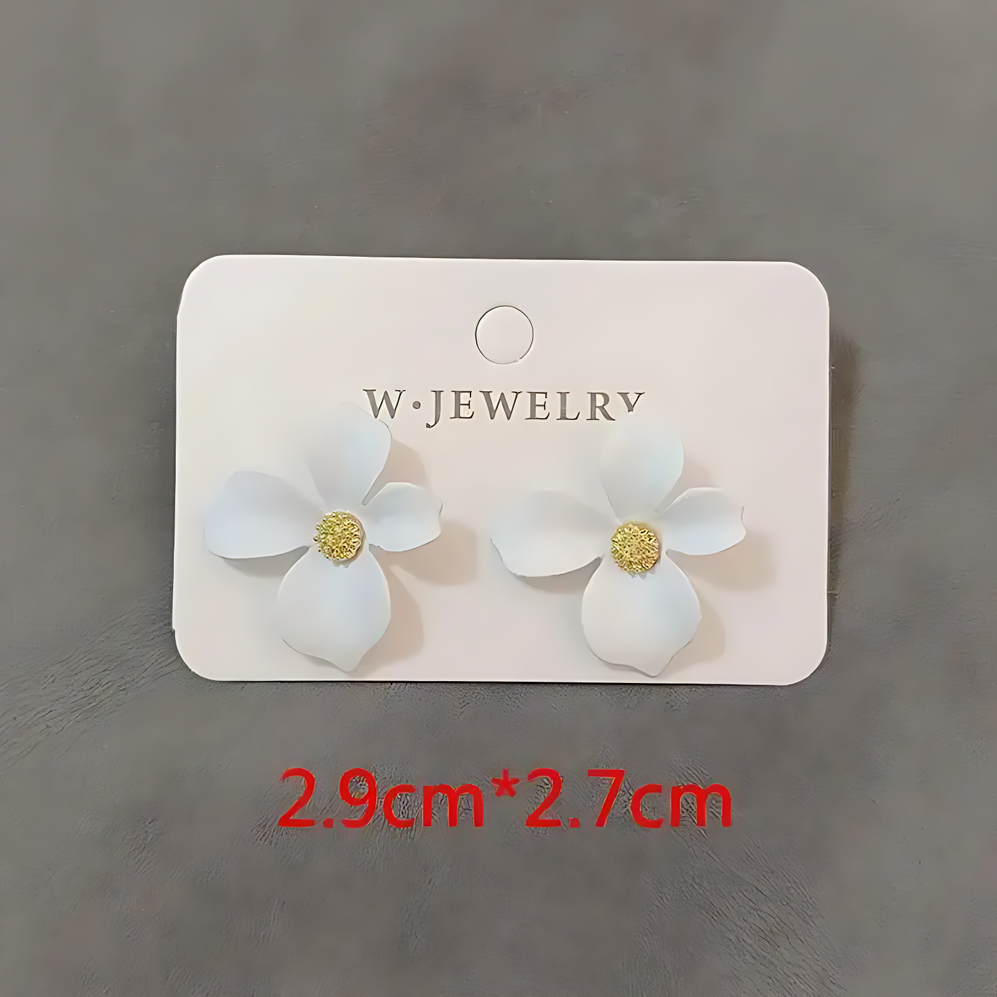 🤍 White Flower Earrings – 925 Sterling Silver Korean Design (8 Variants)