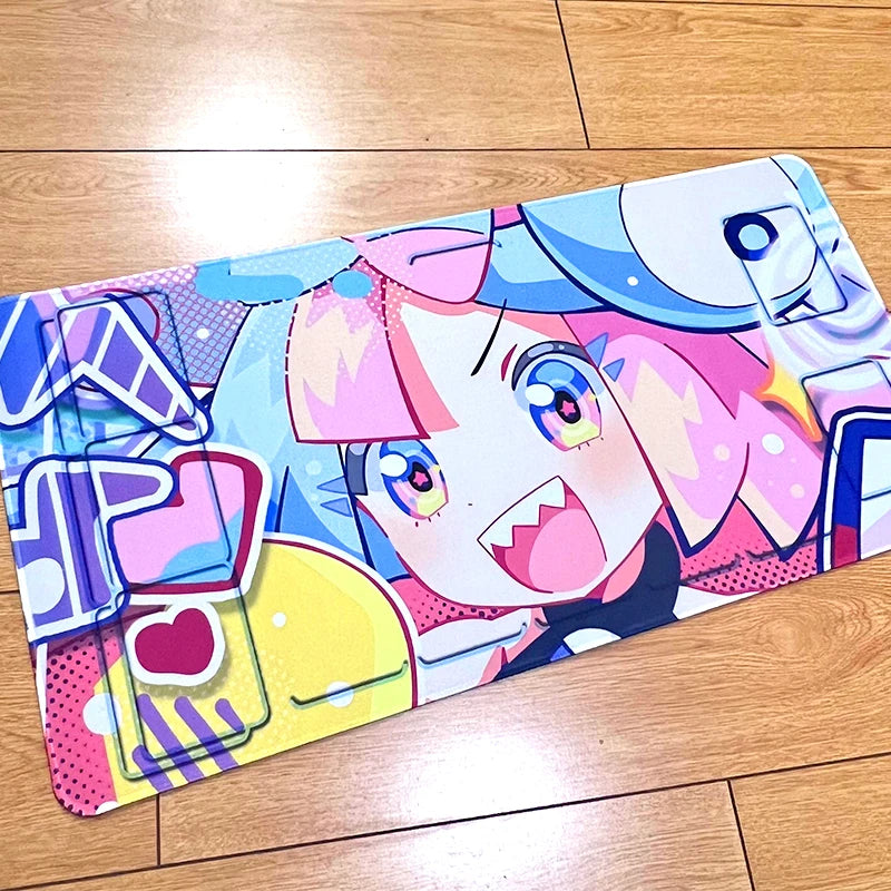 🎀 Pokémon Girls Mouse Pad – Aesthetic Waterproof Desk Mat 💻
