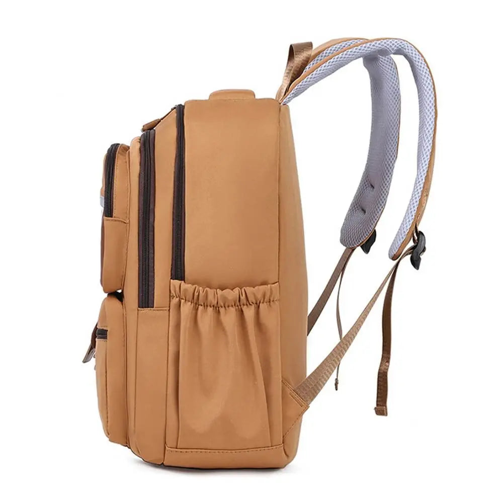 🎒 Capybara School Backpack – Kawaii Multi-Pocket Student Bag