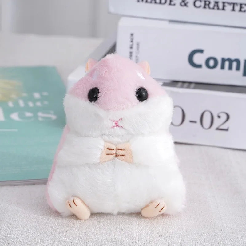 🐹 Cute Hamster Plush Keychain – Mini Stuffed Toy for Kids & Gifts 🎁