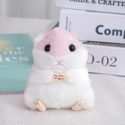 🐹 Cute Hamster Plush Keychain – Mini Stuffed Toy for Kids & Gifts 🎁