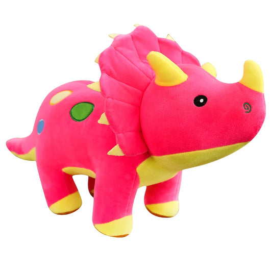 🦕 Giant Dinosaur Plush Toy – Soft Cuddly Triceratops for Kids & Collectors