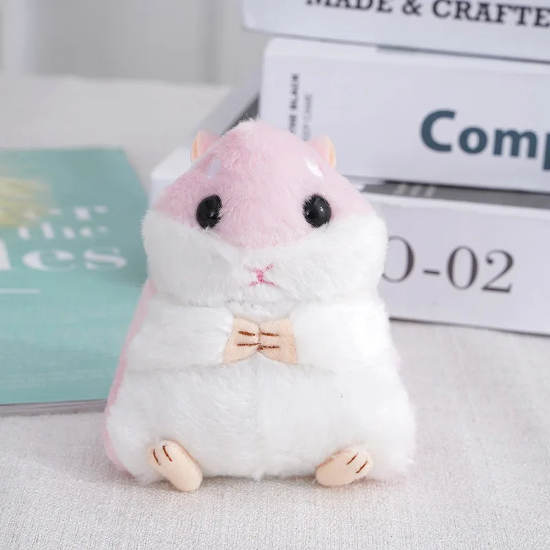 🐹 Cute Hamster Plush Keychain – Mini Stuffed Toy for Kids & Gifts 🎁