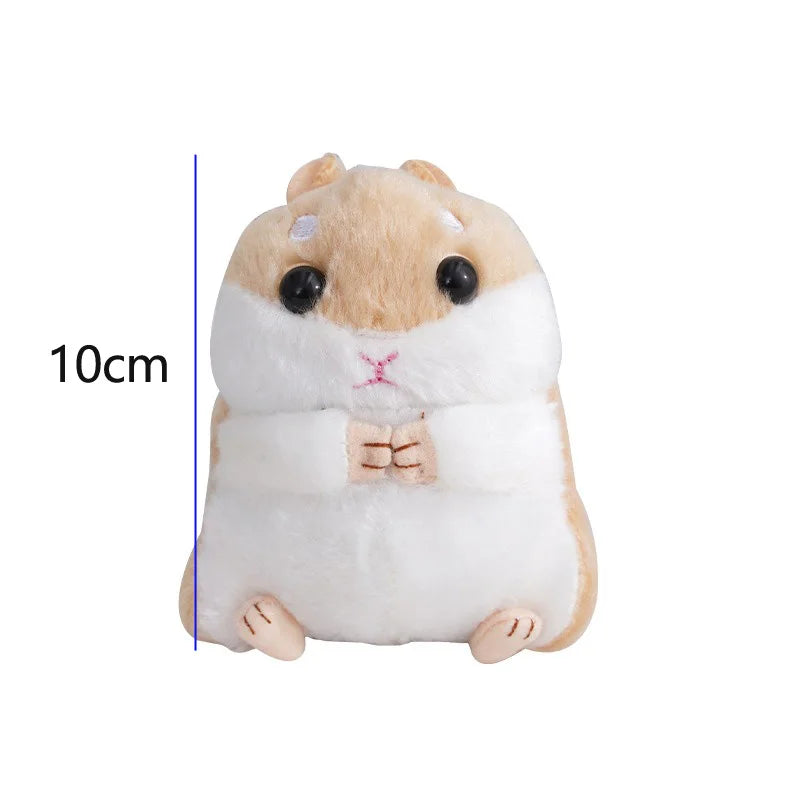 🐹 Cute Hamster Plush Keychain – Mini Stuffed Toy for Kids & Gifts 🎁