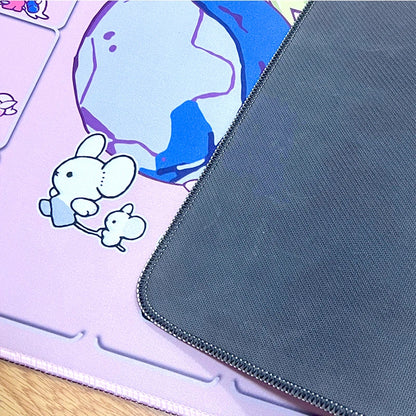 🎀 Pokémon Girls Mouse Pad – Aesthetic Waterproof Desk Mat 💻