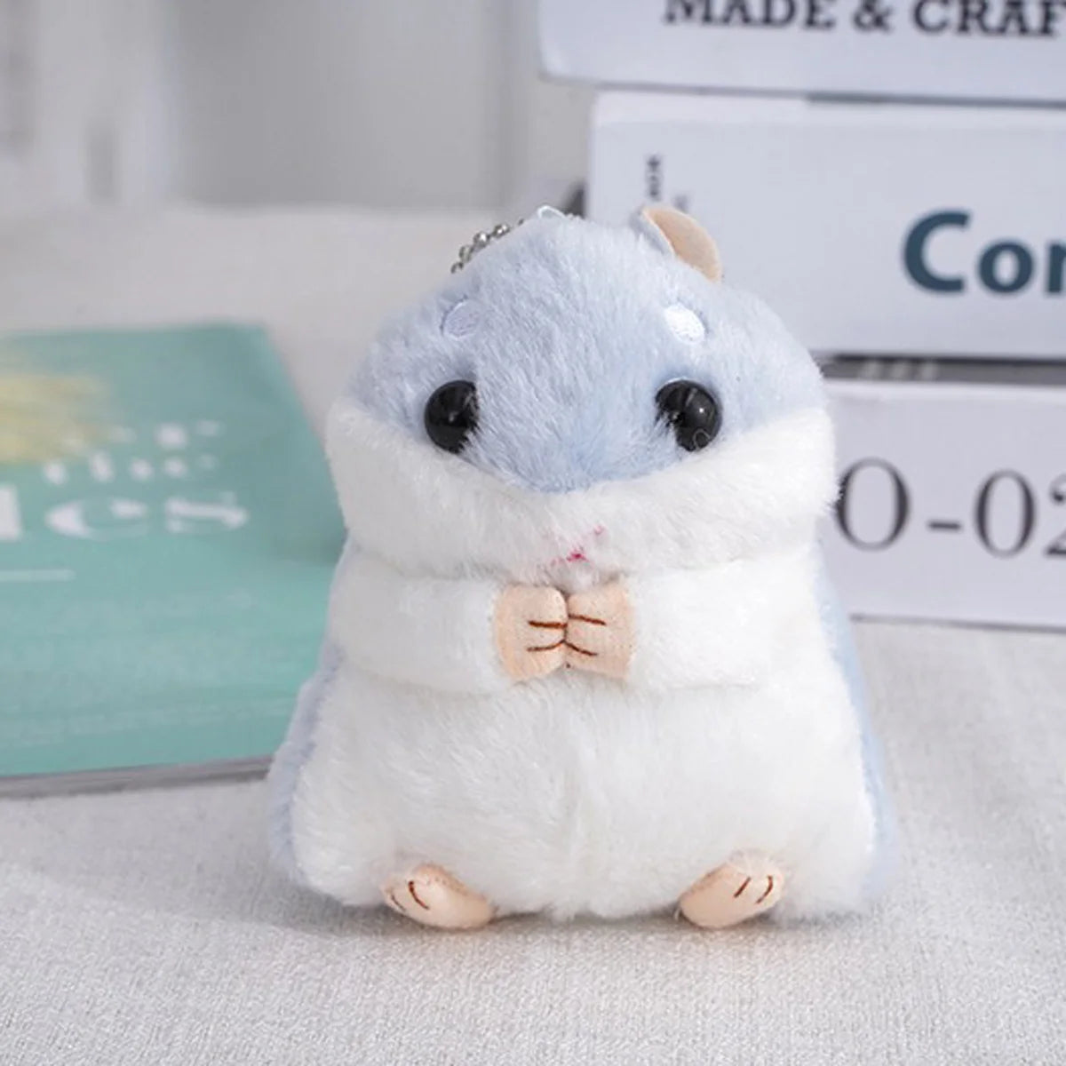 🐹 Cute Hamster Plush Keychain – Mini Stuffed Toy for Kids & Gifts 🎁