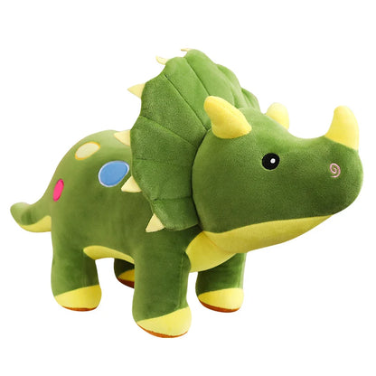 🦕 Giant Dinosaur Plush Toy – Soft Cuddly Triceratops for Kids & Collectors