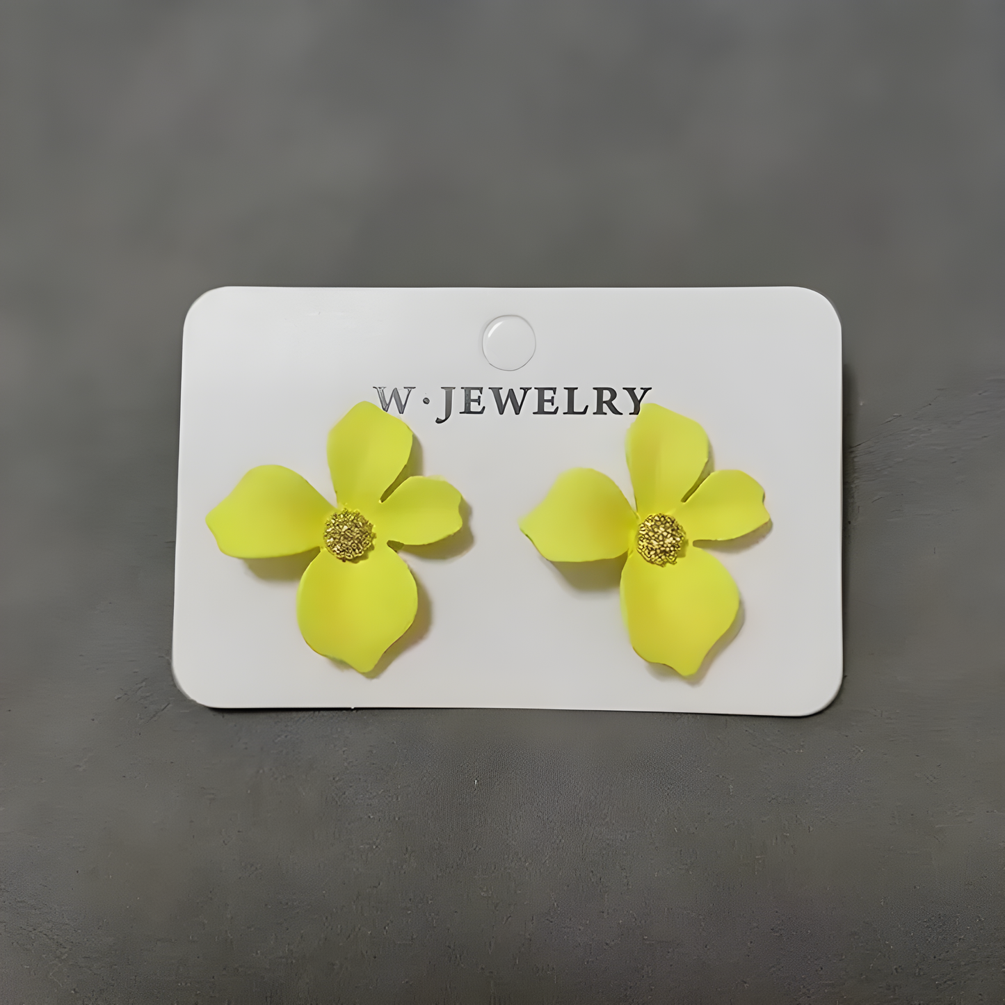 💛S925 Yellow Flower Studs – Cute, Durable & Skin-Friendly